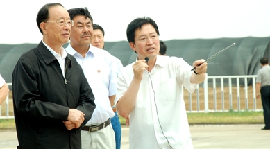 原中共中央書記處書記、中紀(jì)委副書記何勇視察我公司